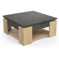 CALICOSY - Table basse L80 cm - AUSTIN
