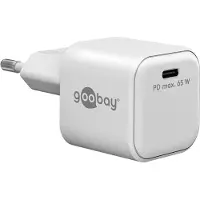 Goobay 65370 chargeur pour appareils mobiles Casque, ordinateur portable, Smartphone, Tablette Blanc AC Chargement rapide à l'intérieur