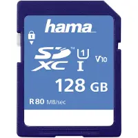 Hama Carte Sdxc 128Gb Cl.10 Uhs-I 80Mb