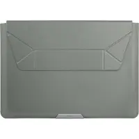 Uniq Pochette ordinateur 14 pouces Oslo - Housse ordinateur avec support pliable - Lichen Green