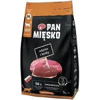 PAN MIĘSKO Croquettes pour chats au veau et au canard, format M, 2 x 5 kg
