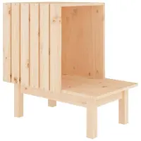 vidaXL Maison pour chats 60x36x60 cm pin massif