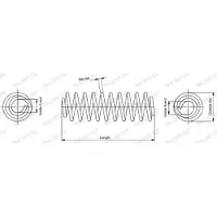 Monroe Ressort de suspension SPRINGS SE3627