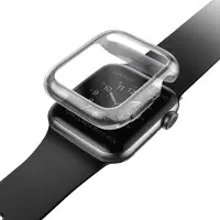 Uniq Coque Garde Hybrid pour Apple Watch 4 / 5 / 6 / SE - 44 mm - Smoked (Tinted Grey)
