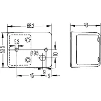 Hella Feu de position 2PF 006 679-001