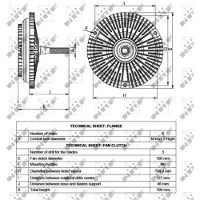 NRF Embrayage, ventilateur de radiateur 49534