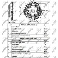 NRF Embrayage, ventilateur de radiateur 49559