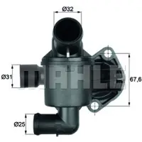 MAHLE ORIGINAL Thermostat d'eau TI 35 87