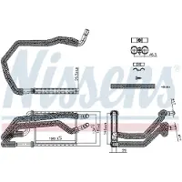 Nissens 707222 : échangeur de chaleur pour chauffage intérieur, radiateur pour LAND ROVER Range Rover Sport (L494), Discovery V (L462), Range Rover IV (L405), DISCOVERY V VAN