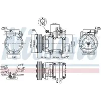 Nissens Compresseur de climatisation 890129