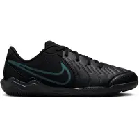 Nike Tiempo Legend 10 Academy IC, couleur noire et vert foncé (taille enfant/adolescent), pointure EU 33.5