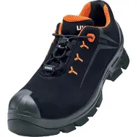 Uvex chaussures basses 2 MACSOLE S3 noir, orange largeur 10 T. 49