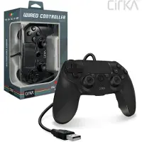 Hyperkin Contrôleur filaire Nuforce Pour PS4/ PC/ Mac (Noir) (Mac, PC, PS4), Manette, Noir