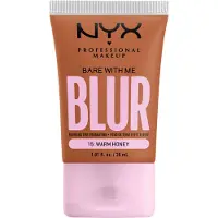 Nyx Professional Makeup Bare With Me Blur Tint 15 Warm Honey Foundation Marron Femme