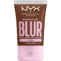 Nyx Professional Makeup Bare With Me Blur Tint 21 Rich Foundation Marron Femme