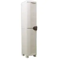 Big Buy Cooking Armoire Plastiken, intérieur et extérieur, métal, blanc, forme rectangulaire