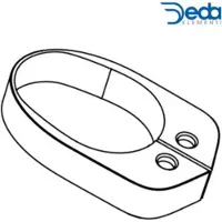 Deda Alanera Nylon 2020 Entretoise de direction 1 unité Argent 10 mm Argent 10 mm