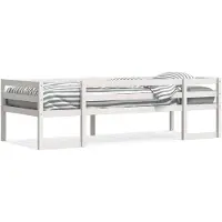 vidaXL Lit d'enfant blanc 90x200 cm pin massif