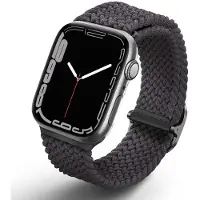 Uniq Bracelet tressé Aspen pour Apple Watch | 44/45/46/49 mm - Granite Grey