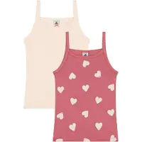 Petit Bateau Debardeur enfant 2 CHEMISES BRETELLES filles - Multicolore - 24 mois