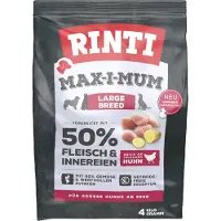 Rinti 2x 4kg Max-I-mum Large Breed poulet nourriture pour chien