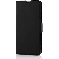 Wave BookCase -suojakuori, Samsung Galaxy A05s, musta (Samsung Galaxy A05s), Coque pour téléphone portable, Noir