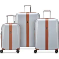 Delsey PARIS trolley Promenade Hard 2.0 Expandable 4 Double Rolls Trolley L / M / S L Silver gris clair 77cm