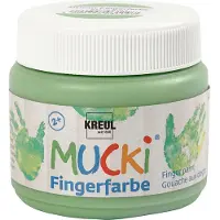 Kreul C.gouache aux doigts 'mucki', vert, 150 m…