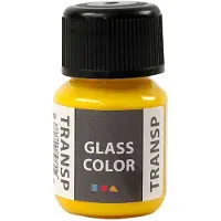 Creativ Company Peinture transparente Glass Color - Jaune citron, 30 ml (30 ml)