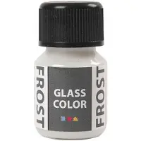 Creativ Company Couleur de verre Frost Verf - Wit, 30ml