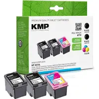KMP Printtechnik AG 1719,4055 Patrone HP HP301XL CH563EE Multipack BK/C/Y/M remanufactured
