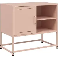 vidaXL Armoire TV rose 68x39x60,5 cm Acier