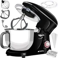 Iso Trade Robot de cuisine 6,2l, 2200 W Noir Ruhhy 16745