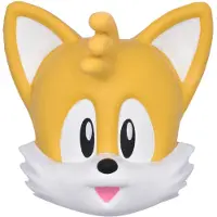Just Toys Sonic the Hedgehog Mega SquishMe - Figurine Tails (15 cm), sous licence officielle & en moussePolyuréthanesouple, idéal comme jouet anti-stress