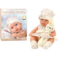 Wisam Baby Doll Baby Bunny Coffin Dress Beige