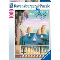 Ravensburger Puzzle 1000 p - carte postale de capri