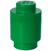 Room copenhagen Boîte de Rangement Lego Brick 1 Rond Vert
