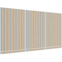 vidaXL Toile de store Multicolore Rayé 6x3 m