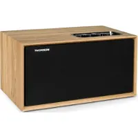 Thomson Enceinte résidentielle en bois - - WS502 - Bluetooth 5.0 - 100 W - RCA - USB - Entrée auxiliaire