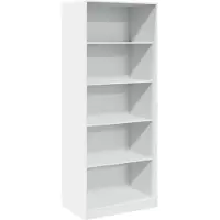vidaXL Armoire blanche 80x50x200 cm Bois composite
