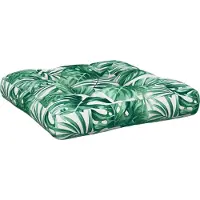 vidaXL Coussin de palette motif de feuilles 58x58x10 cm tissu
