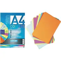 Stylex Papier à copier A4 250 feuilles multicolores (A4, 80 g/m²)