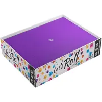 GameGenic GGS60053 - Plateau de dés magnétiques rectangulaire noir et violet