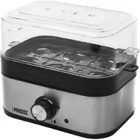 Princess Cuiseur \u00e0 \\u0153ufs \u00e9lectrique 262041 \\u2013 Convient pour 1 \\u00e0 6 \u0153ufs \\u2013 Cuiseur \u00e0 \u0153ufs avec minuterie - inclus un verre doseur gratuit