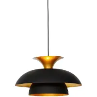 QAZQA Suspension intelligente noire avec or, avec Wifi G95 - Titus