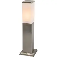QAZQA Lampe d'extérieur intelligente 45 cm acier avec Wifi P45 - Malios