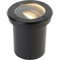 QAZQA Spot encastré extérieur intelligent noir orientable avec Wi-Fi GU10 - Delux