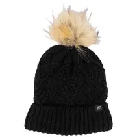 KLIM Chevron Pom Beanie Noir