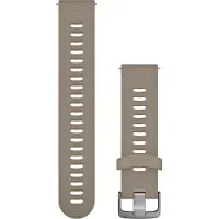 Garmin bracelet à changement rapide 20mm silicone grès/argent