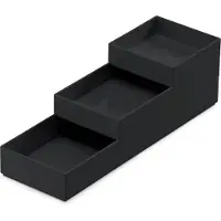 Moxom Jeu de bacs Modular Tray, 250x170x35mm, 5 pièces, noir (17 cm, 5x)